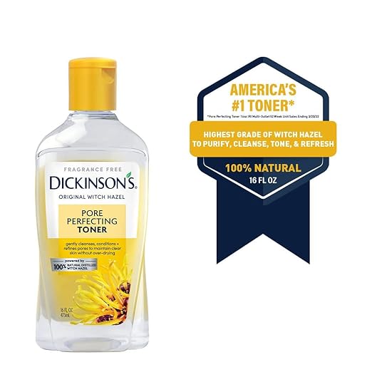 Dickenson's DICKINSON029595 Original Witch Hazel Pore Perfecting Toner, 16 oz/475 ml Volume