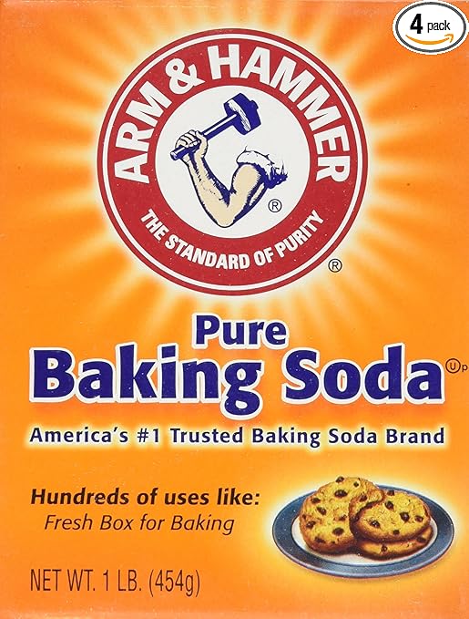 CHURCH & D Arm & Hammer Pure Baking Soda, 1 Lb. - 4 Pack