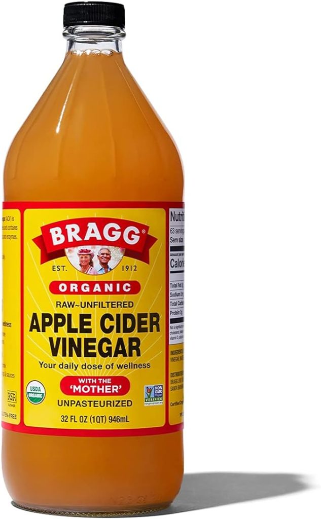 Braggs Vinegar Apple Cider, Organic, 32 oz.