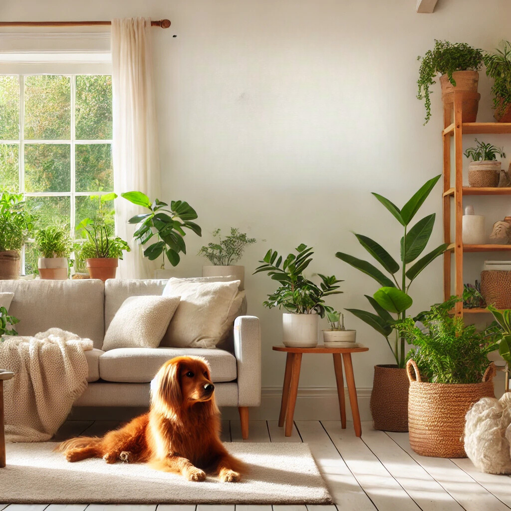 bright, pet-friendly home highlighting wellness and a chemical-free environment